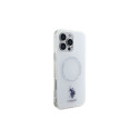US Polo IML Ring MagSafe iPhone 16 Pro Case - White