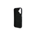 Guess Grained Triangle MagSafe case for iPhone 16 - black
