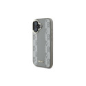 DKNY Checkered Pattern Magsafe iPhone 16 Case - Beige