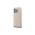 DKNY Repeat Texture Pattern & Stripe MagSafe iPhone 16 Pro Case - Pink