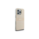 DKNY Repeat Texture Pattern & Stripe MagSafe iPhone 16 Pro Case - Pink
