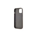 DKNY Leather Checkered Mono Pattern MagSafe iPhone 15 Plus Case - Beige