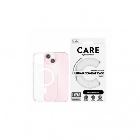 CARE by PanzerGlass Urban Combat Case MagSafe for iPhone 15 - White