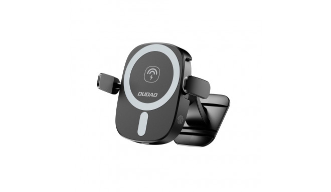 Dudao FW11 Car Phone Holder with 15W Inductive Charger for Air Vent/Cockpit - Black