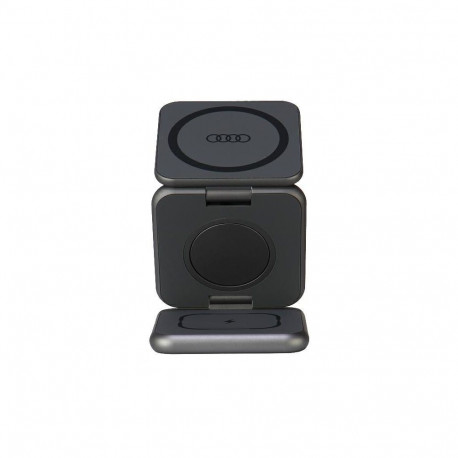 Audi Big Logo foldable inductive charger 3in1 0 - gray