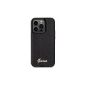 Guess Sequin Script Metal case for iPhone 13 Pro Max - black