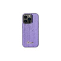 Guess Sequin Script Metal case for iPhone 13 Pro Max - purple