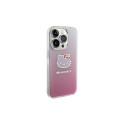 Hello Kitty IML Gradient Electrop Kitty Head case for iPhone 13 Pro Max - pink