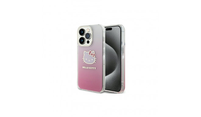 Hello Kitty IML Gradient Electrop Kitty Head case for iPhone 13 Pro / 13 - pink