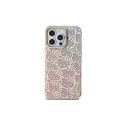 Hello Kitty IML Gradient Electrop Crowded Kitty Head case for iPhone 13 Pro / 13 - pink