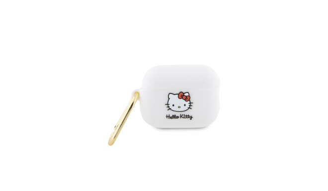 Hello Kitty Silicone 3D Kitty Head case for AirPods Pro 2 (2022/2023) - white
