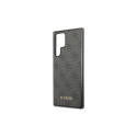 Guess GUHCS23LG4GFGR S23 Ultra S918 grey/grey hardcase 4G Metal Gold Logo