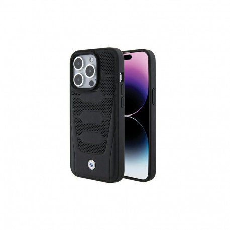 BMW Leather Seats Pattern case for iPhone 15 Pro Max - black