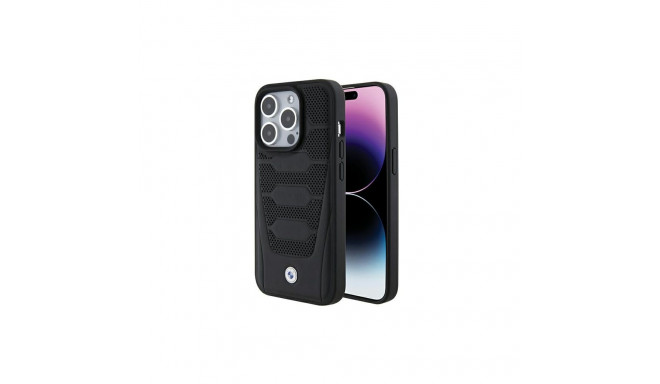 BMW Leather Seats Pattern case for iPhone 15 Pro Max - black