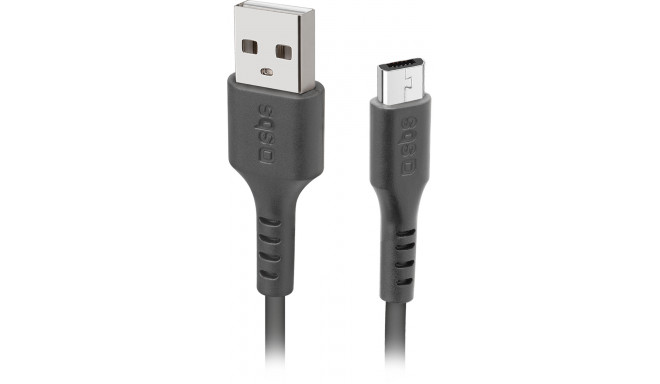 SBS cable USB - microUSB LTHL200 1m, black