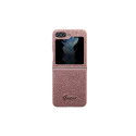 Guess Glitter Script case for Samsung Galaxy Z Flip 5 - pink