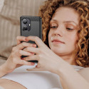 Carbon Case case for Realme 10 Pro+ flexible silicone carbon cover black