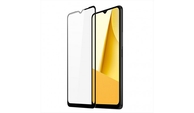 Dux Ducis 9D Tempered Glass Vivo Y16 / Y02s full screen with frame black (case friendly)