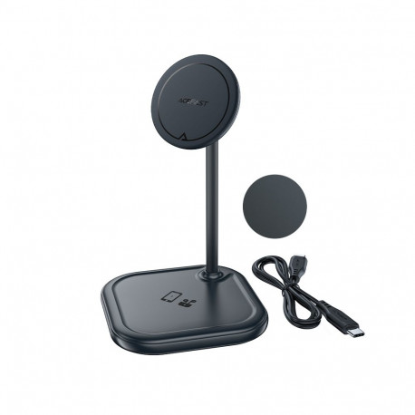 Acefast 15W Qi Wireless Charger for iPhone (with MagSafe) and Apple AirPods Stand Holder Magnetic Ho