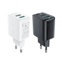 Acefast charger 2x USB 18W QC 3.0, AFC, FCP white (A33 white)