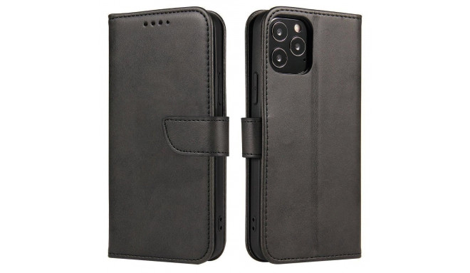 Magnet Case elegant case case cover with a flap and stand function OnePlus Ace black