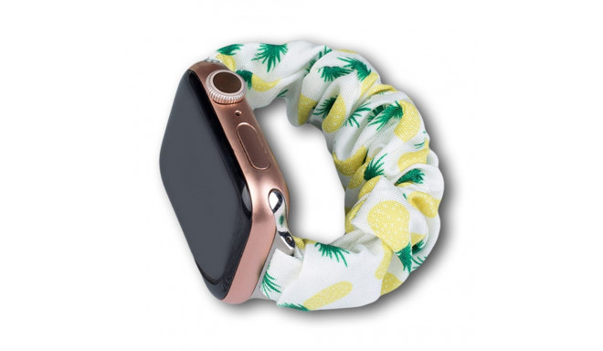 Fabric band for Apple Watch 38 / 40 / 41 mm strap bracelet rubber band - pineapple