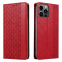Magnet Strap Case Case for iPhone 12 Pro Max Pouch Wallet + Mini Lanyard Pendant Red