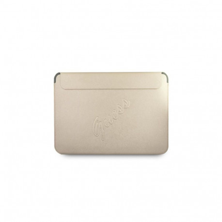 Guess Saffiano Script case for a 13" laptop - gold