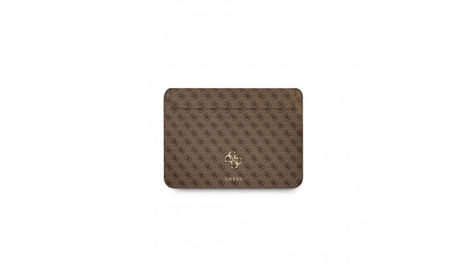 Guess 4G Big Logo case for a 13" laptop - brown