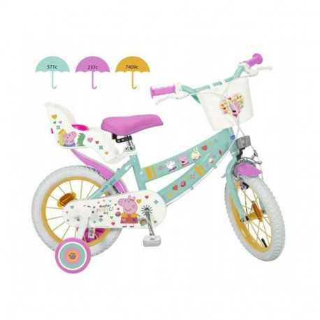 Children's bicycle Toimsa 12” Swinka Peppa green