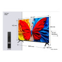 TCL S59K 32S59K teler 81.3 cm (32") Full HD nutiteler Wi-Fi metallik