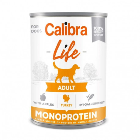 CALIBRA Dog Life Adult Turkey with apples - wet dog food - 400g