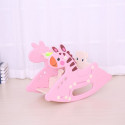 Rocking horse Pony 2 in 1, roosa