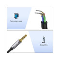 Kaablipikendus 3,5 mm isane - 3,5 mm emane 2 m, AV118 UGREEN, must