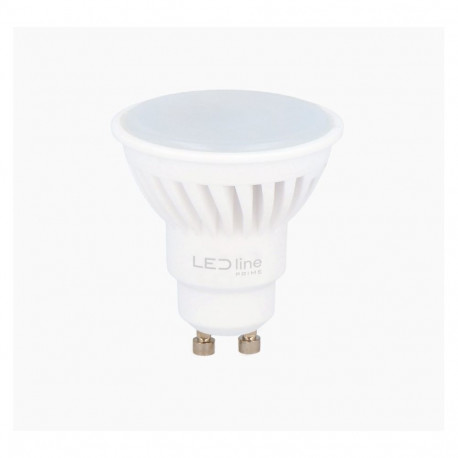 LED lamp GU10 230V 10W 1250lm warm white 2700K, dimmable, LED line PRIME