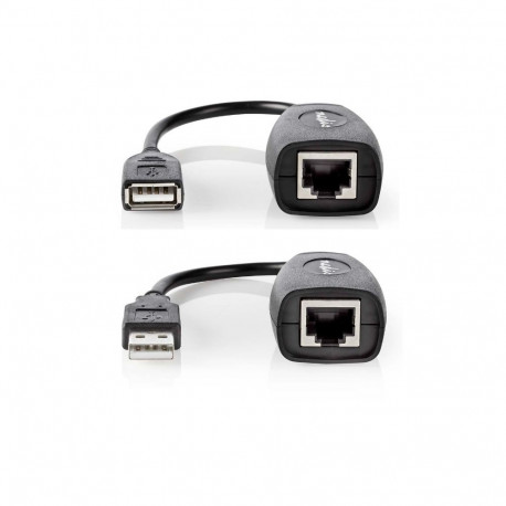 USB 2.0 Active Extension Cable | A Male - A Female | 50 m | Black USB1.1