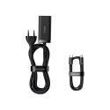 Kiirlaadija GaN3 Pro 100 W 2xUSB + 2xUSB-C QC4+ PD3.0 USB-C 1,5 m kaabliga, must Kiirlaadija GaN3 Pro 100 W 2xUSB + 2xUSB-C QC4+ PD3.0 USB-C 1,5 m kaabliga, must