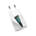 Seina kiirlaadija Super Si 20W USB-C QC3.0 PD, valge