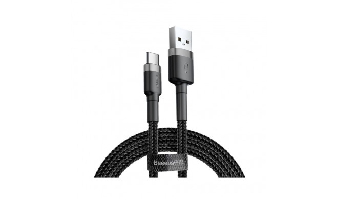 Cable USB A - USB C 3m QC3.0 grey+black BASEUS
