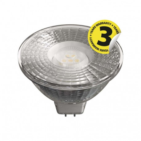 LED bulb GU5.3 (MR16) 12V 4.5W 400lm, neutraliai balta, EMOS