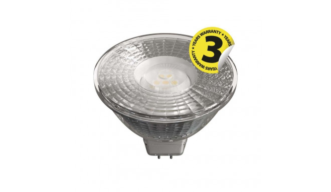 LED bulb GU5.3 (MR16) 12V 4.5W 400lm, neutraliai balta, EMOS