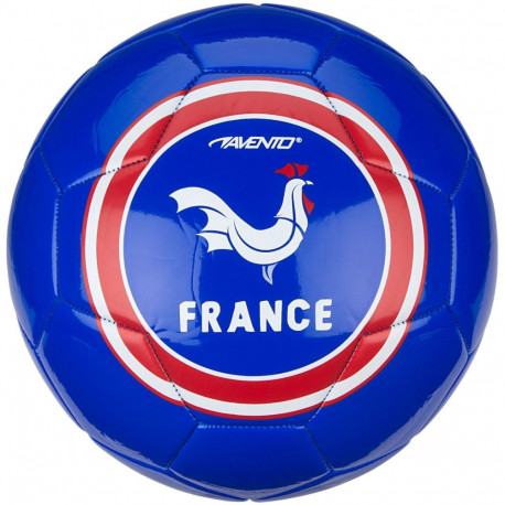 Street football ball AVENTO 16XO Glossy World Soccer Cobalt blue/Red/White