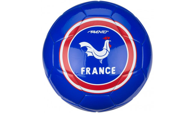 Street football ball AVENTO 16XO Glossy World Soccer Cobalt blue/Red/White