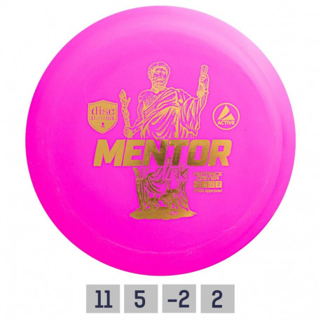 Discgolf DISCMANIA Distance Driver MENTOR Acrtive 11/5/-2/2 Pink