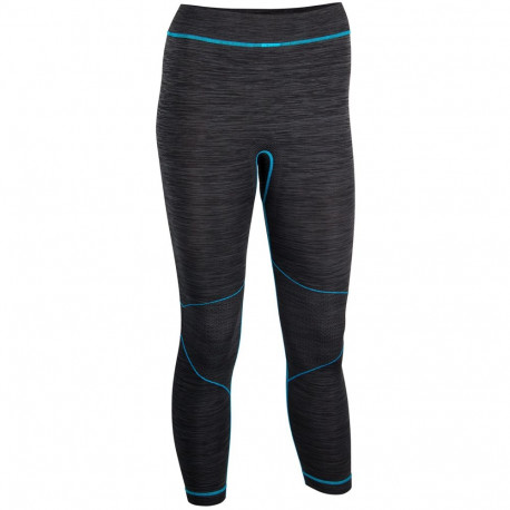 Thermo pants for women AVENTO 0774 38 Black/Aqua