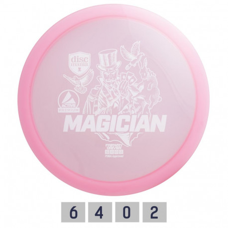 Discgolf DISCMANIA Fairway Driver MAGICIAN Active Premium Pink 6/4/0/2