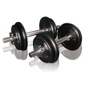 Cast iron weight dumbbells set with case TOORX 0.75-15 kg