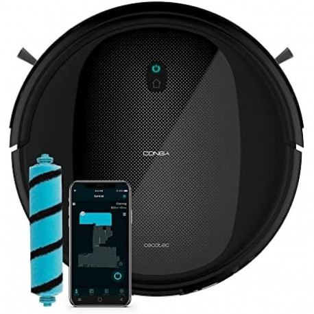 Cecotec Conga Perfect&Clean Connected Titanium 160 Min  Wifi Control  2100 Pa (Ekspozīc.)