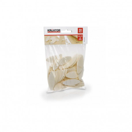 Puitlamell 55x19x4mm