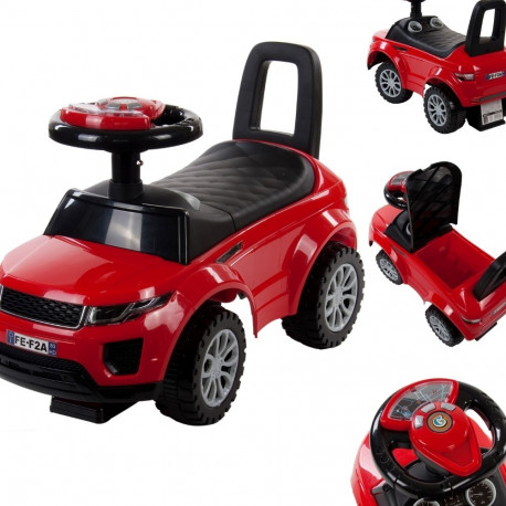 Jeździk pchacz chodzik dla dziecka (12m+) na roczek - czerwony